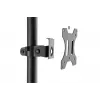DIGITUS Mobile Workstation (Monitor Mount, PC Holder) max. 8 kg load,32in screen max - black