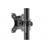 DIGITUS Mobile Workstation (Monitor Mount, PC Holder) max. 8 kg load,32in screen max - black