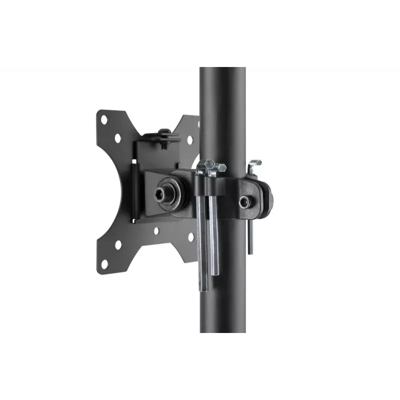 DIGITUS Mobile Workstation (Monitor Mount, PC Holder) max. 8 kg load,32in screen max - black