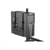 DIGITUS Mobile Workstation (Monitor Mount, PC Holder) max. 8 kg load,32in screen max - black
