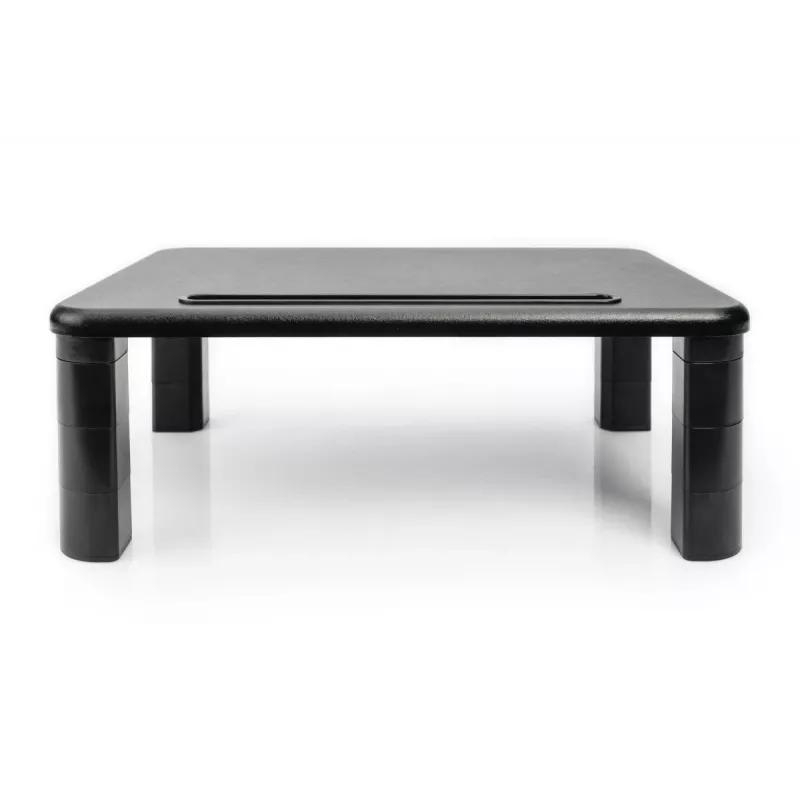 DIGITUS DA-90458 Adjustable Monitor Riser, 400x280x143 mm, Black, up to 10 kg