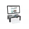 DIGITUS DA-90458 Adjustable Monitor Riser, 400x280x143 mm, Black, up to 10 kg