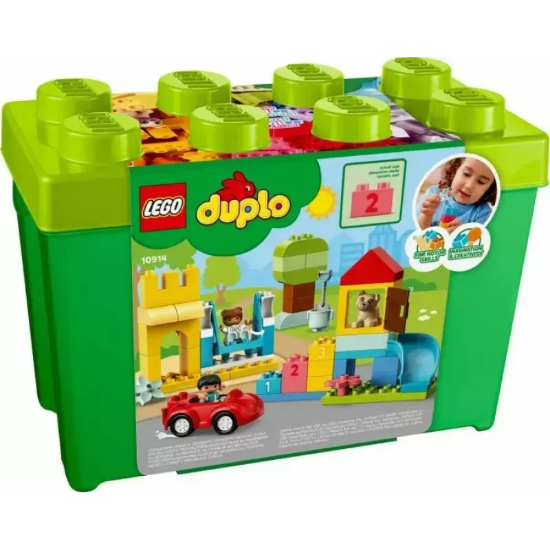 LEGO DUPLO 10914 Brick Box — 65-piece toddler construction set for ages 1.5+