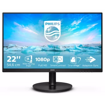 Philips V Line 221V8A/00 computer monitor 54.6 cm (21.5 inch) 1920 x 1080 pixels Full HD LED Black