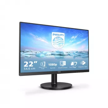 Philips V Line 221V8A/00 computer monitor 54.6 cm (21.5 inch) 1920 x 1080 pixels Full HD LED Black
