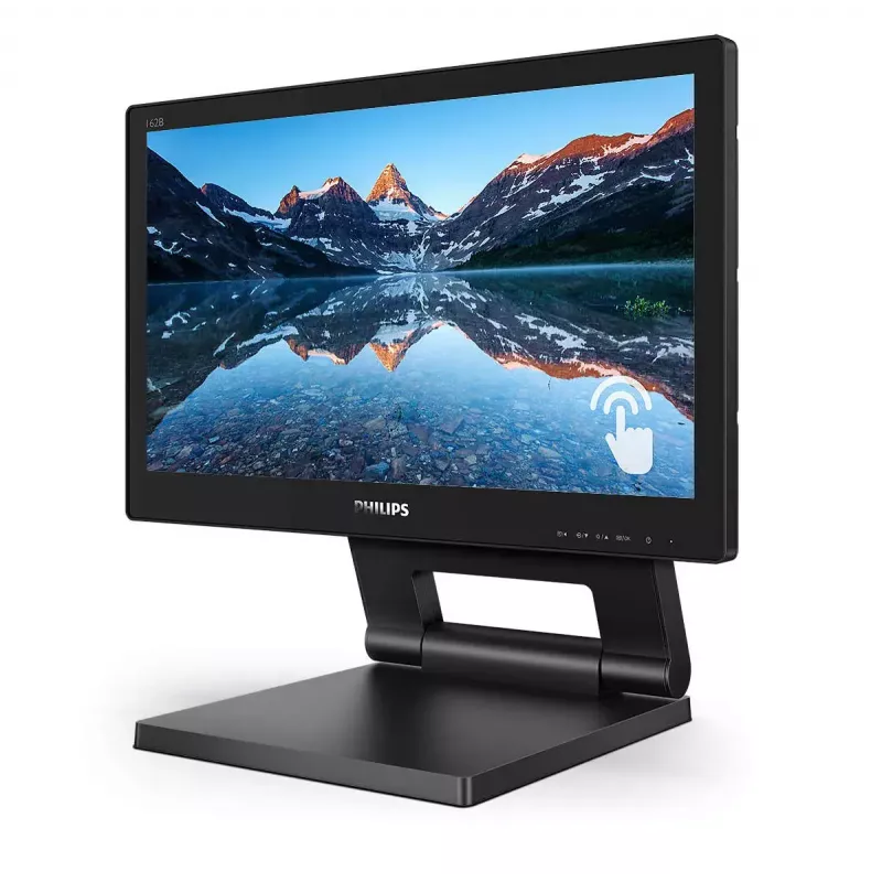 Philips 162B9T/00 computer monitor 39.6 cm (15.6 inch) 1366 x 768 pixels HD LCD Touchscreen Black