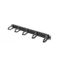 Brush panel LANBERG AK-1203-B — 19 inch 1U metal cable organizer, black