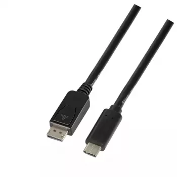 Video Cable Adapter LogiLink UA0336 3m USB Type-C DisplayPort Black
