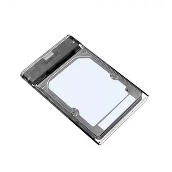 Unitek HDD/SSD enclosure S1103A Transparent for 2.5 inch SATA III drives, USB 3.1 Gen 1 (Micro-USB B)