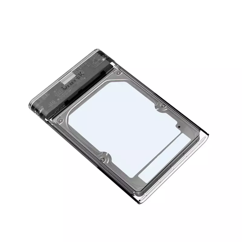 Unitek HDD/SSD enclosure S1103A Transparent for 2.5 inch SATA III drives, USB 3.1 Gen 1 (Micro-USB B)