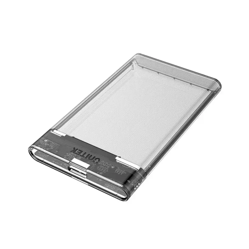 Unitek HDD/SSD enclosure S1103A Transparent for 2.5 inch SATA III drives, USB 3.1 Gen 1 (Micro-USB B)