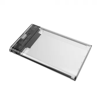 Unitek HDD/SSD enclosure S1103A Transparent for 2.5 inch SATA III drives, USB 3.1 Gen 1 (Micro-USB B)