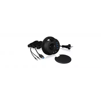 ICY BOX IB-HUB1430 socket-outlet Black