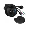 ICY BOX IB-HUB1430 socket-outlet Black
