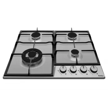 Gas Hob AMICA PGD6101APR, 4 Heating Zones, Mechanical Control