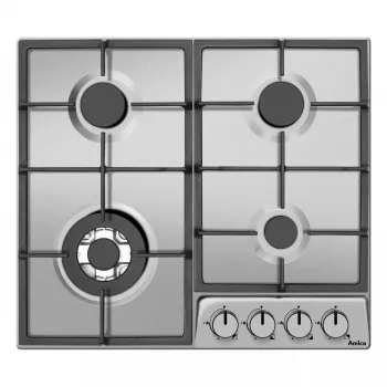 Gas Hob AMICA PGD6101APR, 4 Heating Zones, Mechanical Control