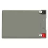 Qoltec 53049 AGM Battery 12V 12Ah VRLA Sealed Lead Acid Maintenance-Free for UPS, Alarm, Emergency Lighting, Grey