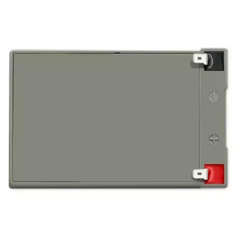 Qoltec 53049 AGM Battery 12V 12Ah VRLA Sealed Lead Acid Maintenance-Free for UPS, Alarm, Emergency Lighting, Grey