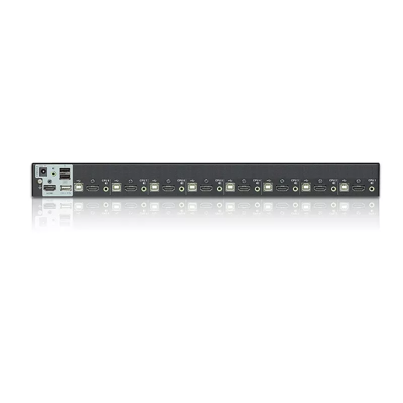 ATEN CS1798 8-Port USB HDMI/Audio KVM Switch, 1920 x 1200 (WUXGA), USB 2.0 hub, rack-mountable