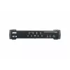 ATEN 4-Port USB 3.0 4K DisplayPort MST KVMP Switch, 4096 x 2160 pixels, 4K Ultra HD, 4.89 W, Black