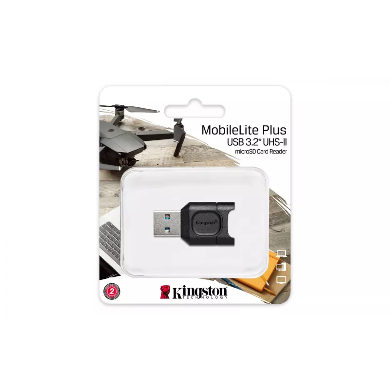 Kingston Technology MobileLite Plus card reader USB 3.2 Gen 1 (3.1 Gen 1) Type-A Black