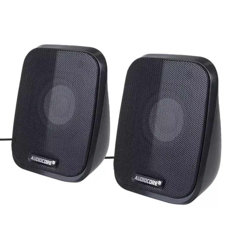 Loudspeaker Audiocore AC835 wired 2.0 6 W USB black tabletop speakers