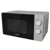 Solo microwave Gorenje MO20E1S — 20 L, 800 W, rotary control, 270 mm turntable, stainless steel/black