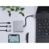 NATEC Fowler Mini USB-C Multiport Adapter, USB-C PD, USB 3.0, HDMI 4K, Grey