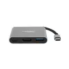 NATEC Fowler Mini USB-C Multiport Adapter, USB-C PD, USB 3.0, HDMI 4K, Grey