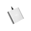 NATEC Fowler Mini USB-C Multiport Adapter, USB-C PD, USB 3.0, HDMI 4K, Grey