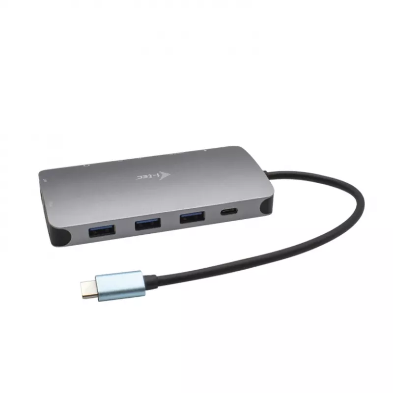 Docking Station i-tec Metal USB-C Travel Nano Dock HDMI/VGA with LAN + Power Delivery 100 W