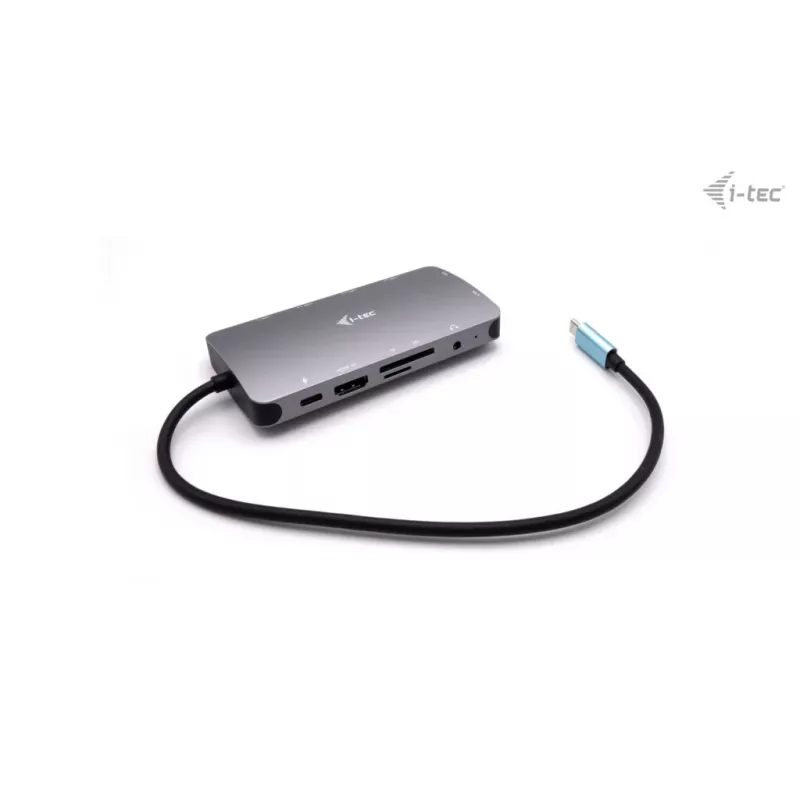 Docking Station i-tec Metal USB-C Travel Nano Dock HDMI/VGA with LAN + Power Delivery 100 W