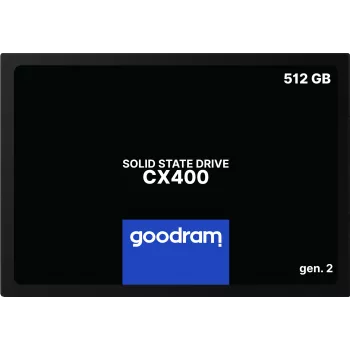 2.5 inch SATA III SSD GOODRAM SSDPR-CX400-512-G2 — 512 GB, 550/500 MB/s, 3D TLC