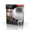 Electronic kitchen scale Adler AD 3166 — 5 kg capacity, 1 g accuracy, stainless steel bowl 0.9 L, LCD, timer