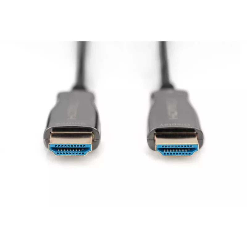 DIGITUS HDMI AOC hybrid-fiber connection cable, Type A M/M, 15m UHD 4K@60Hz, CE, black