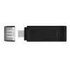 Kingston Technology DataTraveler 64GB USB-C 3.2 Gen 1 70, 64 GB, USB Type-C, 3.2 Gen 1 (3.1 Gen 1), Cap, 7 g, Black