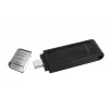 Kingston Technology DataTraveler 64GB USB-C 3.2 Gen 1 70, 64 GB, USB Type-C, 3.2 Gen 1 (3.1 Gen 1), Cap, 7 g, Black