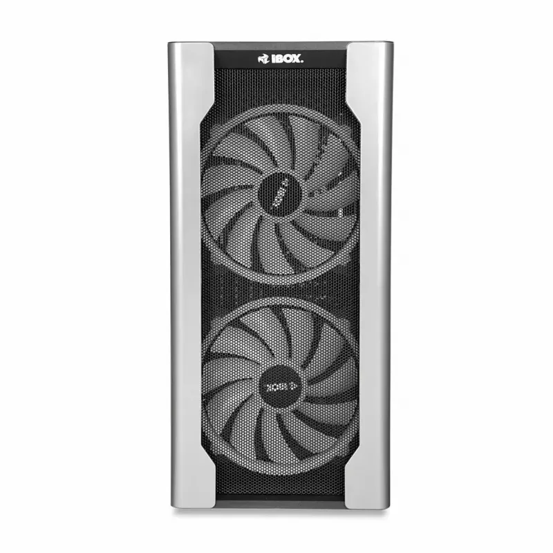 PC Case IBOX Chiron ZH68 Gaming, ATX Midi-Tower, EATX support, black, side window, lighting