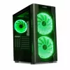 PC Case IBOX Chiron ZH68 Gaming, ATX Midi-Tower, EATX support, black, side window, lighting