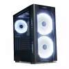 PC Case IBOX Chiron ZH68 Gaming, ATX Midi-Tower, EATX support, black, side window, lighting