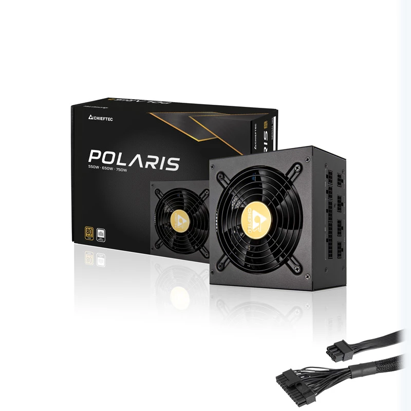 Chieftec Polaris power supply unit 650 W 20+4 pin ATX PS/2 Black