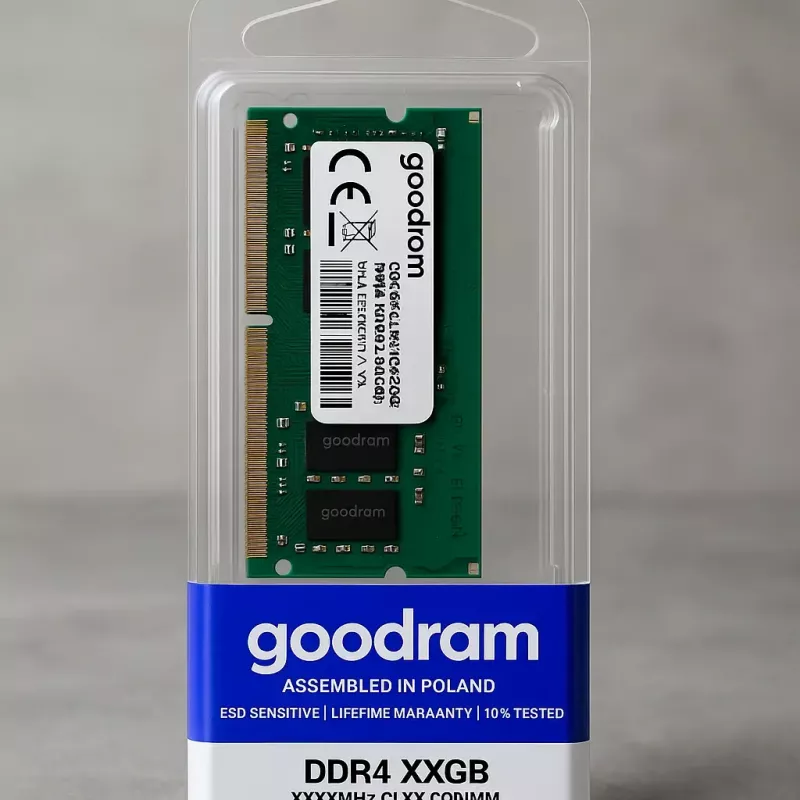Laptop DDR4 SO‑DIMM memory GOODRAM 16GB 3200MHz 260‑pin 1.2V CAS22 unbuffered