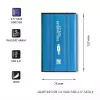 Hard Drive Adapter QOLTEC 51859 USB 3.0 for 2.5 inch SATA3 drives