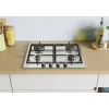 Candy Idea CHG6BR4WX Stainless steel Built-in 60 cm Gas 4 zone(s)