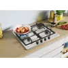 Candy Idea CHG6BR4WX Stainless steel Built-in 60 cm Gas 4 zone(s)