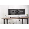 DIGITUS Univer.dual Monitor Clamp Mount 17-32in 2x 8kg (max.) Black