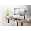 DIGITUS Univer.dual Monitor Clamp Mount 17-32in 2x 8kg (max.) Black