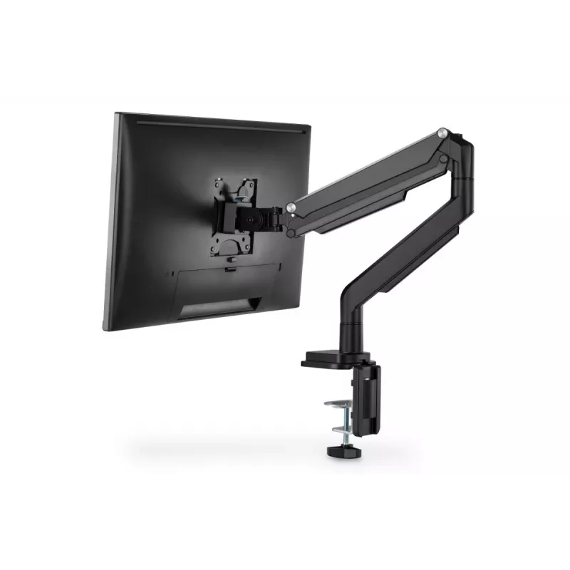 DIGITUS Universal Single Monitor Mount Gas Spring Clamp 17-32in 9kg