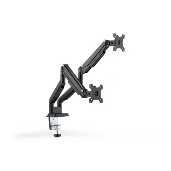 DIGITUS Universal Dual Monitor Mount Gas Spring Clamp 17-32in 2x 9kg