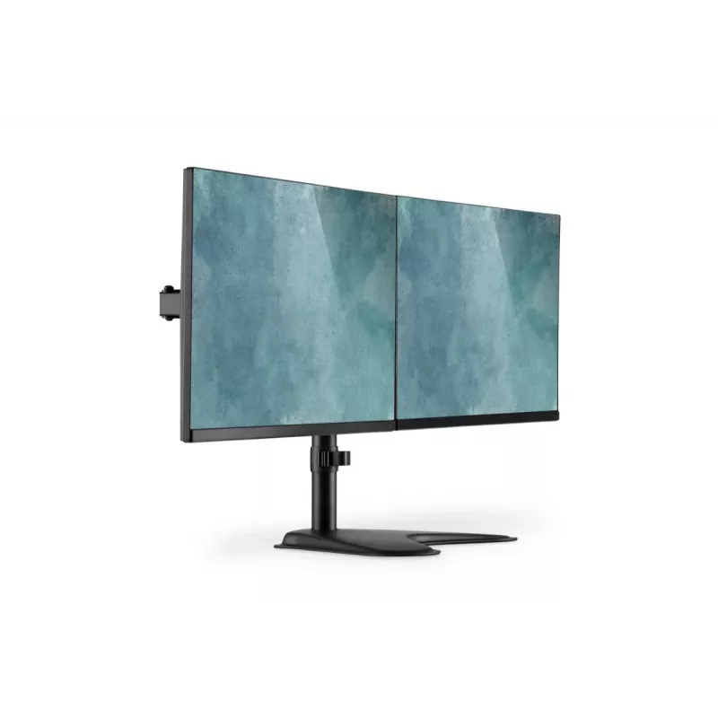 DIGITUS Universal Dual Monitor Stand 17-32in 2x 8kg (max.) Black